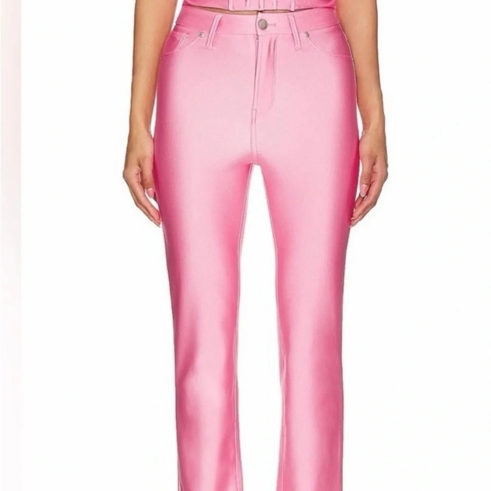 Good American Carnation Pink Compression Pants - Picture 2 of 3